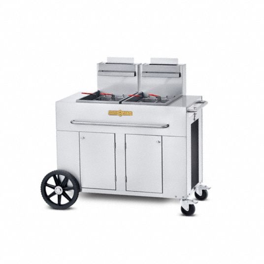 2 Fry Pots 180 000 BtuH Heating Capacity Portable Fryer 5YGJ1