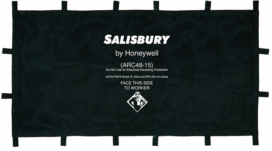 Arc Protection Blanket: 4 ft Lg, 8 ft Wd, 15 kA, ASTM F2676