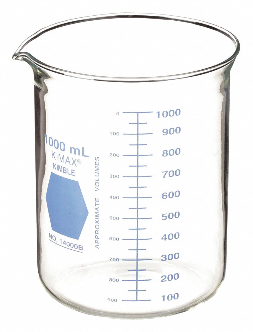 BEAKER,LOW FORM,GLASS,5000ML