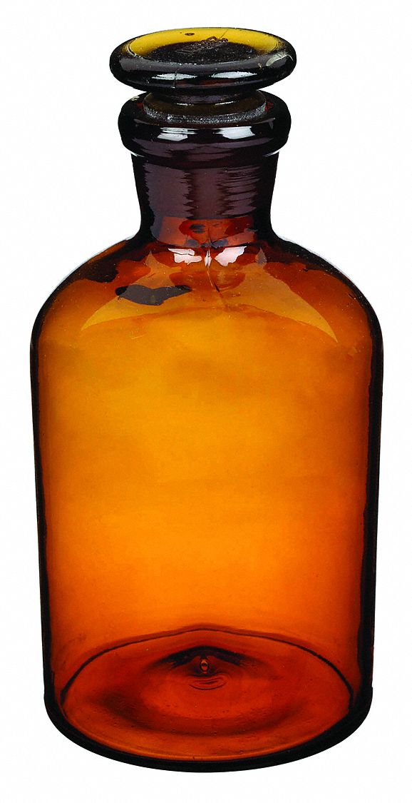 Bottle, 170 mm H, Amber, 83 mm Dia, PK6