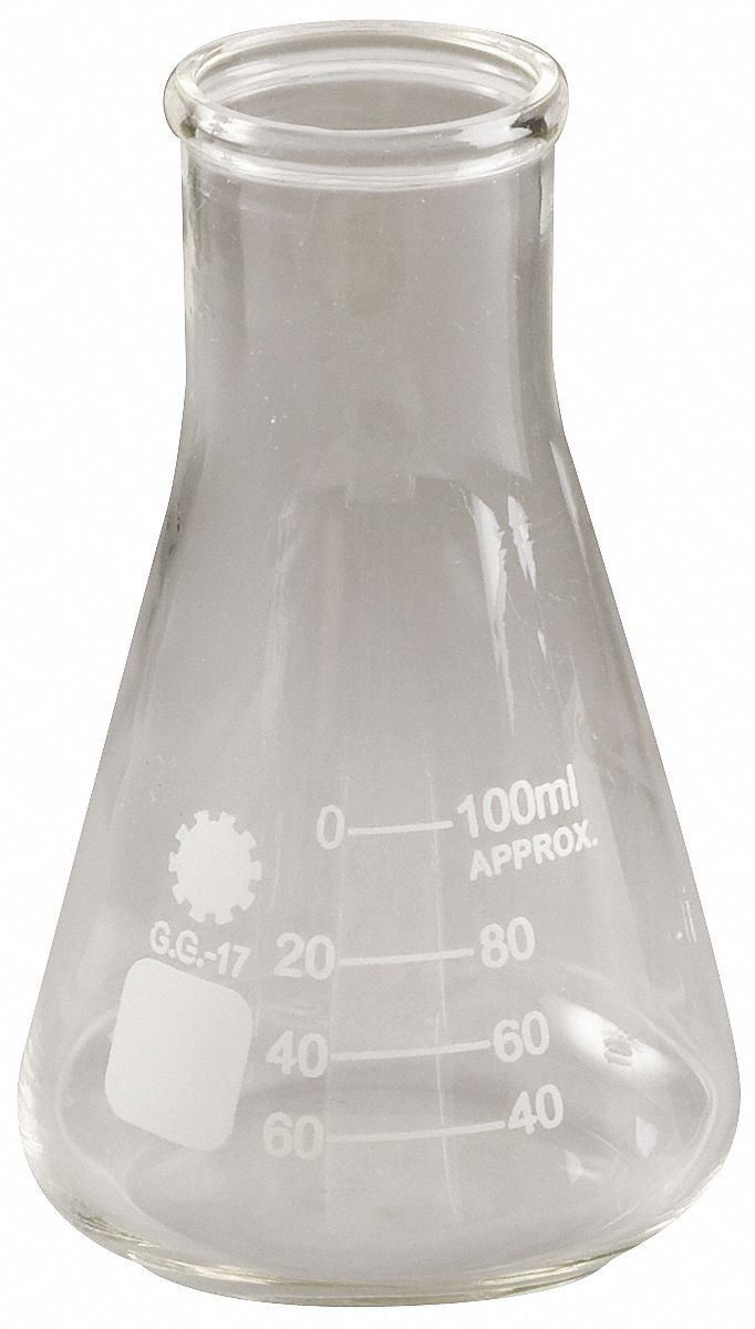 Erlenmeyer Flask Colorless 105 mm H PK12