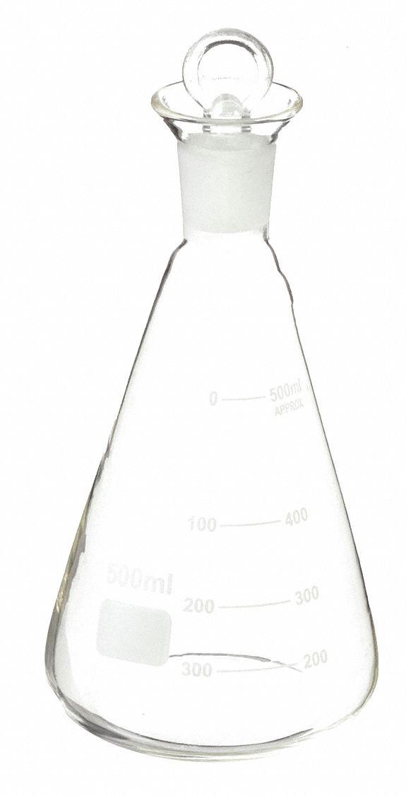 FIOLE ERLENMEYER,VERRE,500ML,PQ6