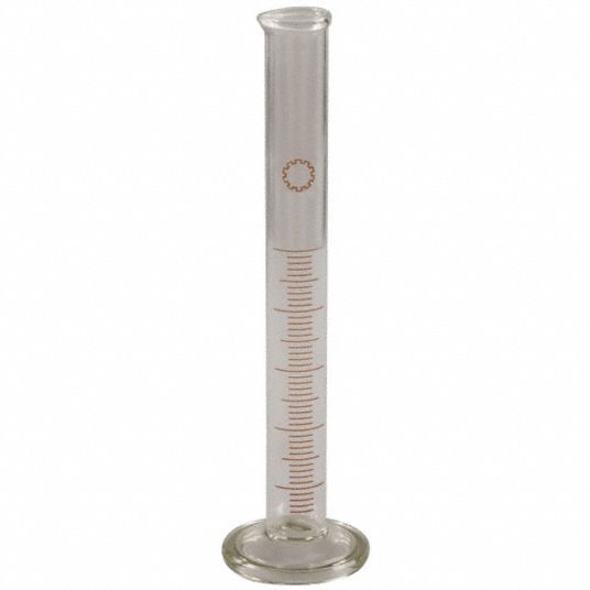 Lab Safety Supply 50 To 1000ml Glass Graduated Cylinder Clear Height 440 Mm 17 3 In 2 Pk 5yhy4 5yhy4 Grainger