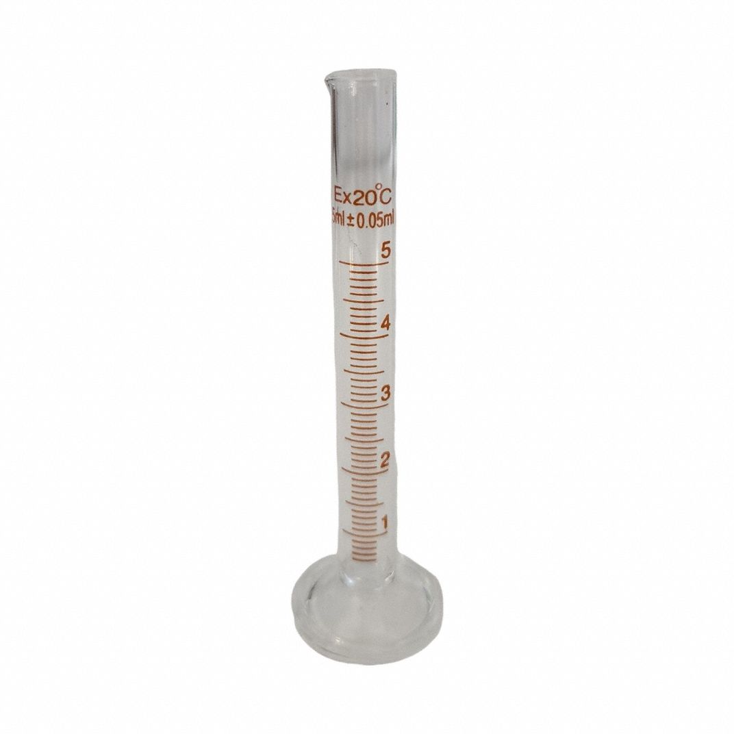 Graduated Cylinder: 5 mL, To Deliver (TD), 0.1 mL Graduation Increments - mL