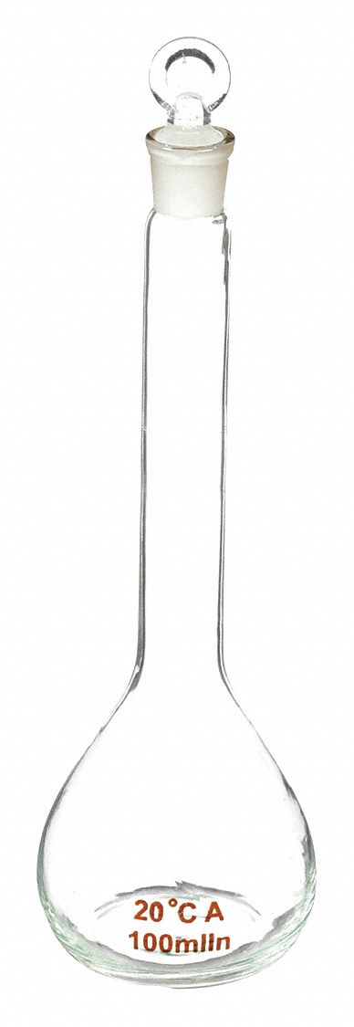 FLACON,CLS A,VOLUMETRIQUE,VERRE100ML,PQ8