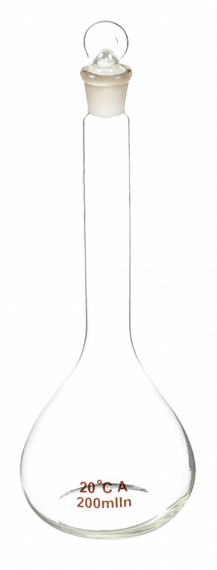 FLACON,CLS A,VOLUMETRIQUE,VERRE200ML,PQ6
