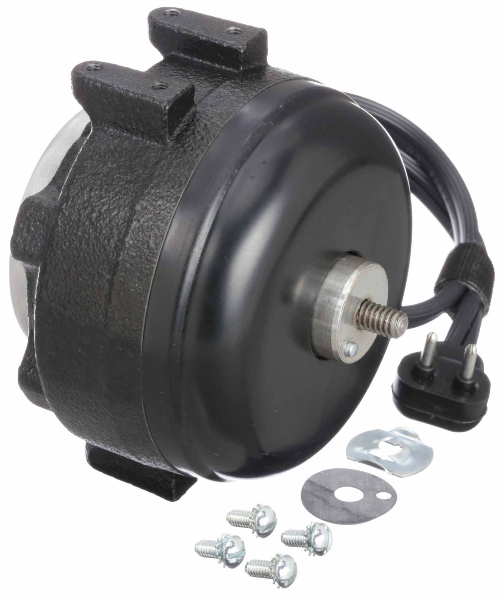 EM&S Unit Bearing Motor, 1/150 HP, Shaded Pole, Nameplate RPM 1,500, No