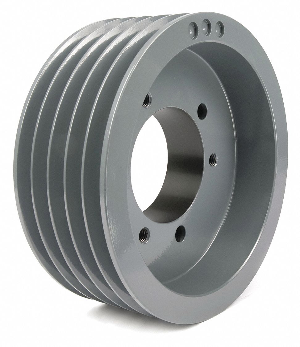 V-BELT PULLEY,DETACHABLE,5GROOVE,7.1"OD