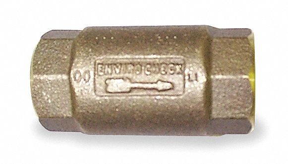 3/4" Spring Check Valve, Lead Free Brass, FNPT Connection Type