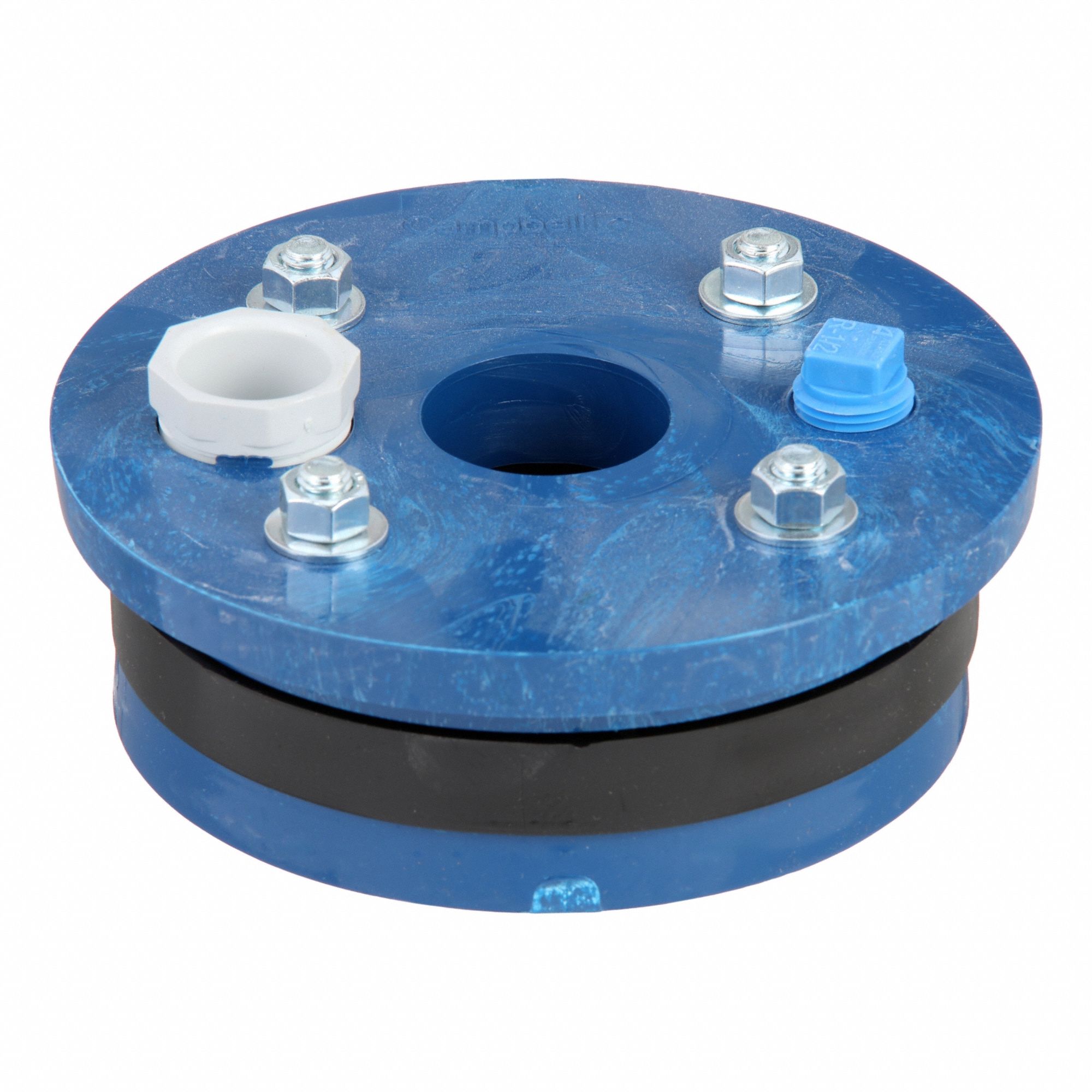 Well Seal: Plastic, 1 1/4 in Compatible Drop Pipe, 6 in Compatible Casing ID, 0.5 in Vent