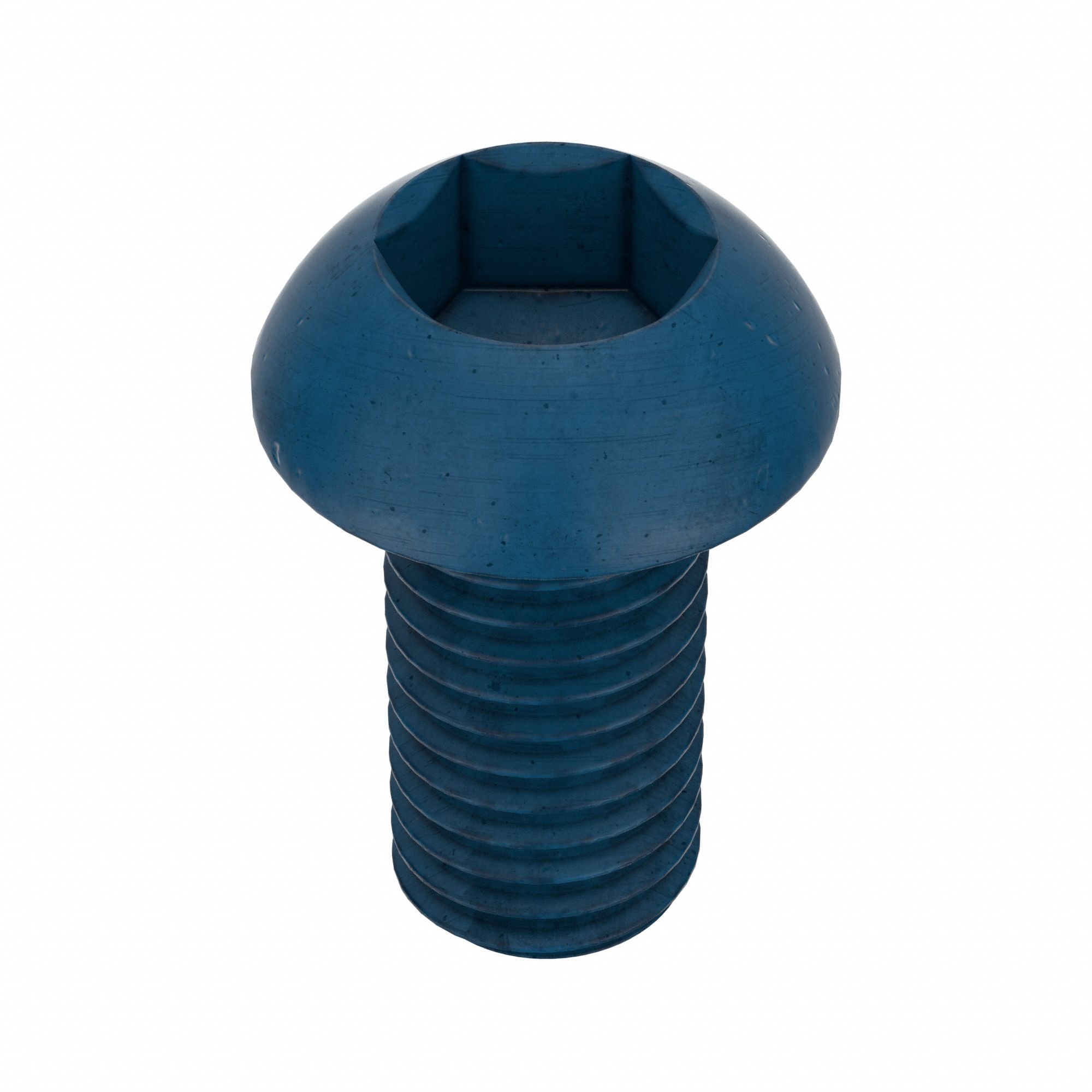 METRIC BLUE SOCKET HEAD CAP SCREW, M10-1.5 THREAD SIZE, 20MM L