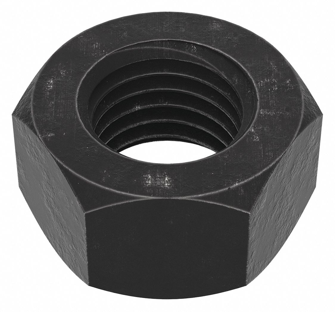HEX NUT, M16-2.00 THREAD, 24MM HEX W, 13MM HEX H, ALLOY STEEL, CLASS 10, PHOSPHATE, 10 PK