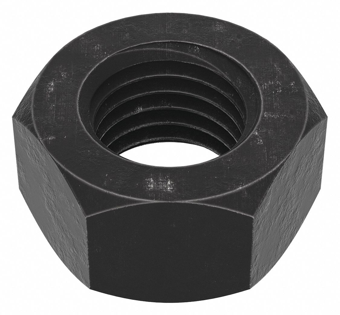 HEX NUT, M20-2.50 THREAD, 30MM HEX W, 16MM HEX H, ALLOY STEEL, CLASS 10, PHOSPHATE, 5 PK