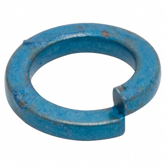 METRIC BLUE Split Lock Washer, Bolt M8, Steel, PK100 5YMW6UST187441