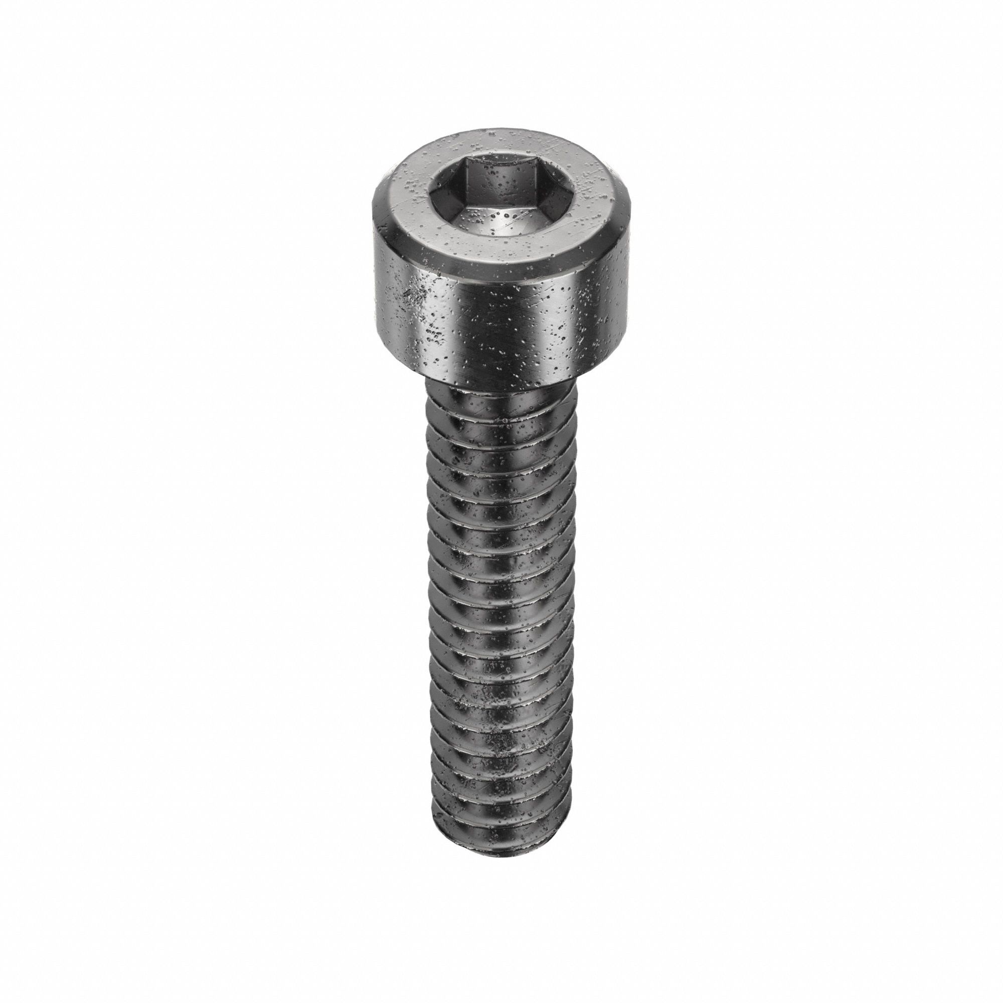 SOCKET HEAD CAP SCREW, #6-32 THREAD, ⅝ IN L, STD, ARMOUR COAT, STEEL, 0.138 IN HEAD H, 25 PK