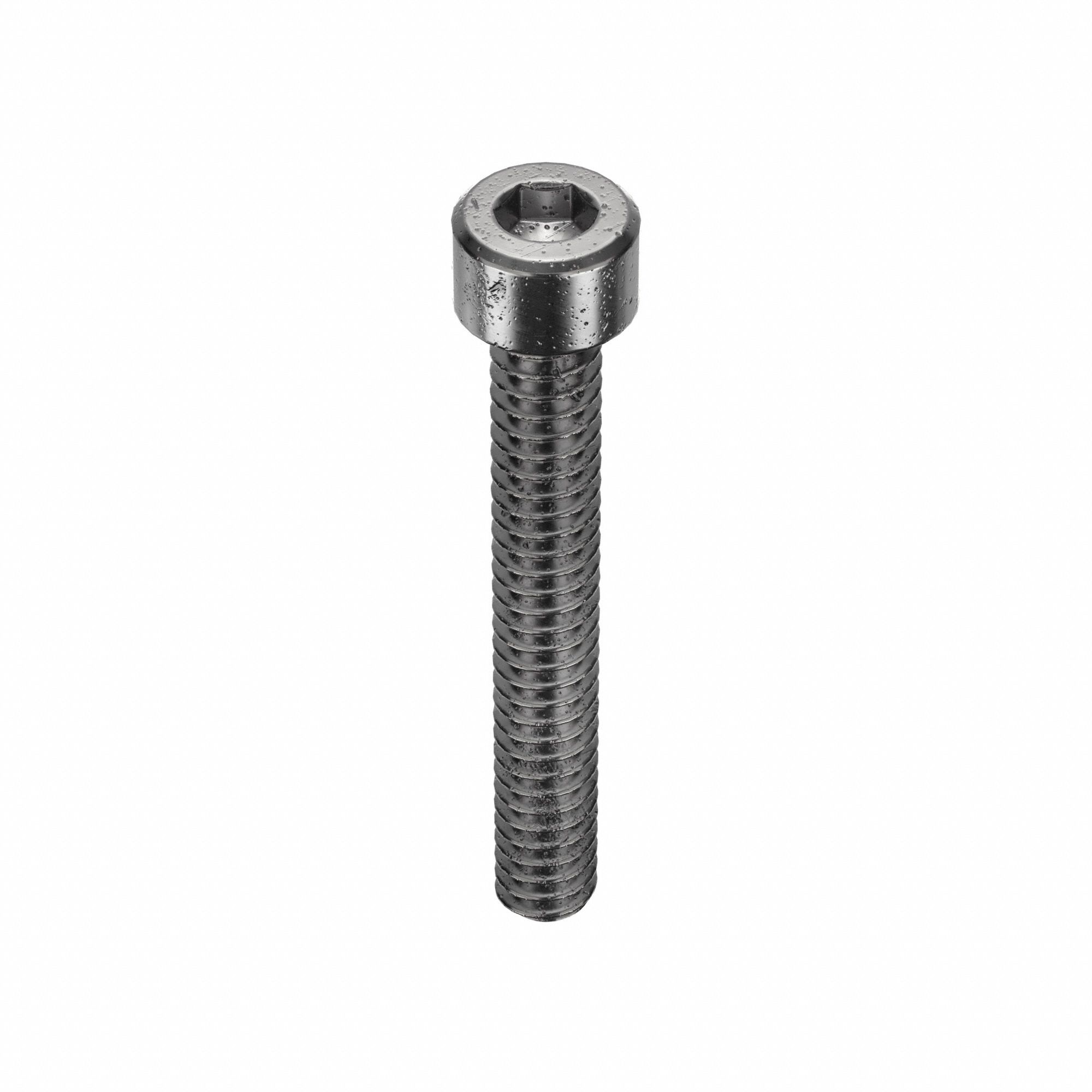 SOCKET HEAD CAP SCREW, #6-32 THREAD, 1 IN L, STD, ARMOUR COAT, STEEL, 0.138 IN HEAD H, 50 PK