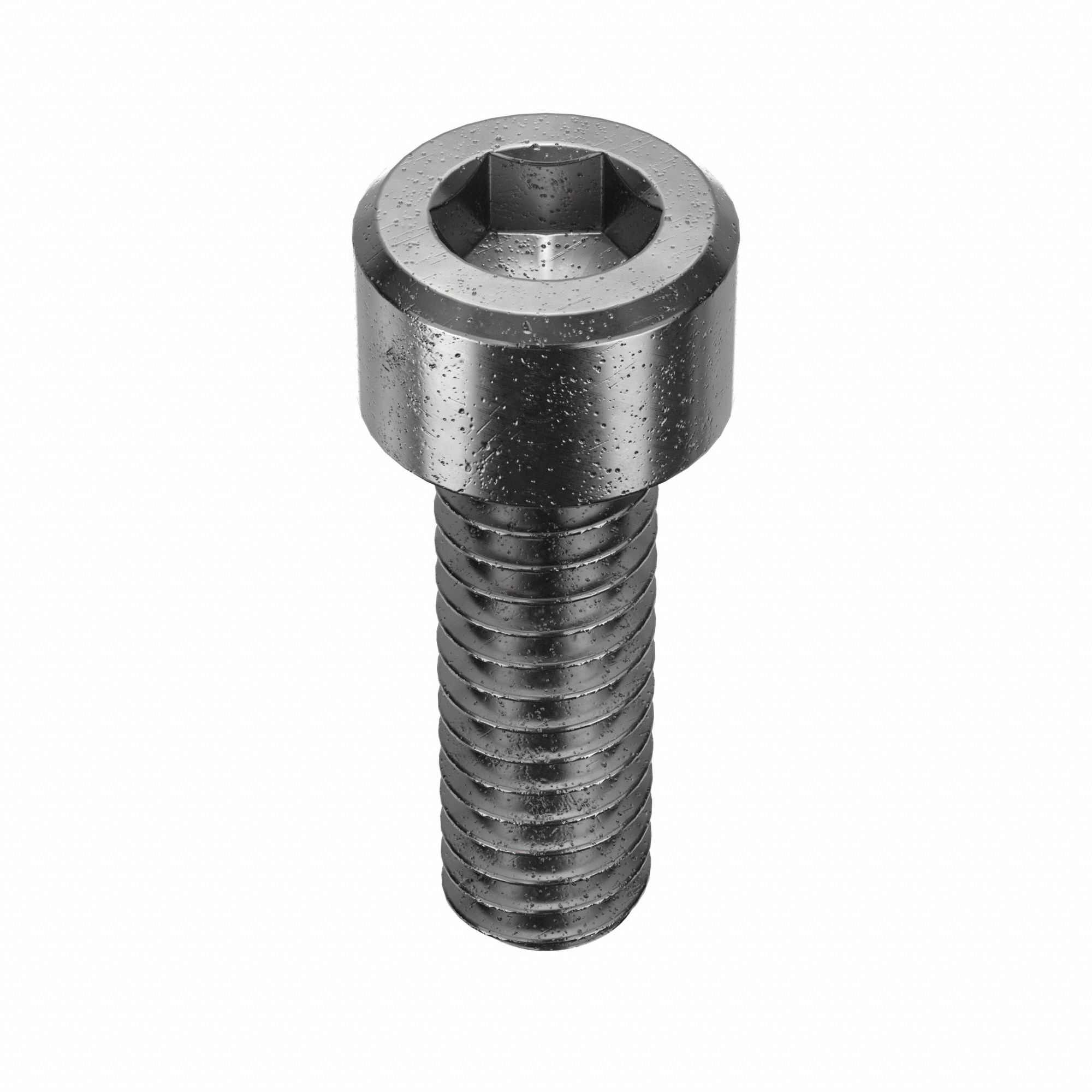 SOCKET HEAD CAP SCREW, #8-32 THREAD, ½ IN L, STD, ARMOUR COAT, STEEL, 0.164 IN HEAD H, 50 PK