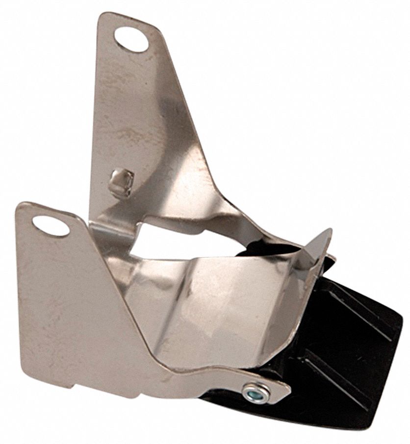 HAND TRUCK BRAKE, 3 IN OVERALL H, 3 IN X 1½ IN X 3 IN, STAINLESS STEEL, PLASTIC, 51010
