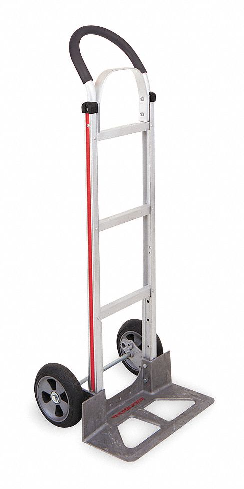 CORROSION-RESISTANT MODULAR ALUMINUM GENERAL PURPOSE HAND TRUCK, 500 LB LOAD CAPACITY