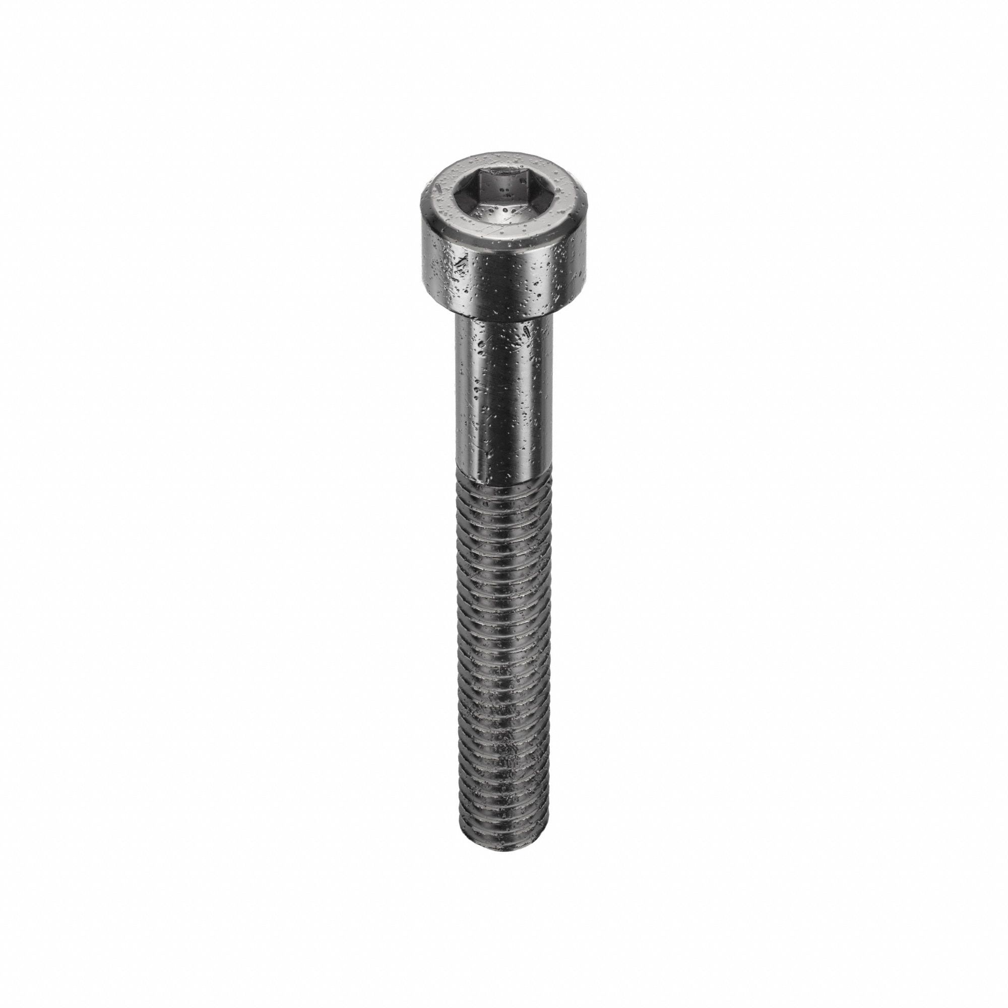 Socket Head Cap Screw: #8-32 Thread Size, 1 1/4 in Lg, Std, Armor Coat, Alloy Steel, 50 PK
