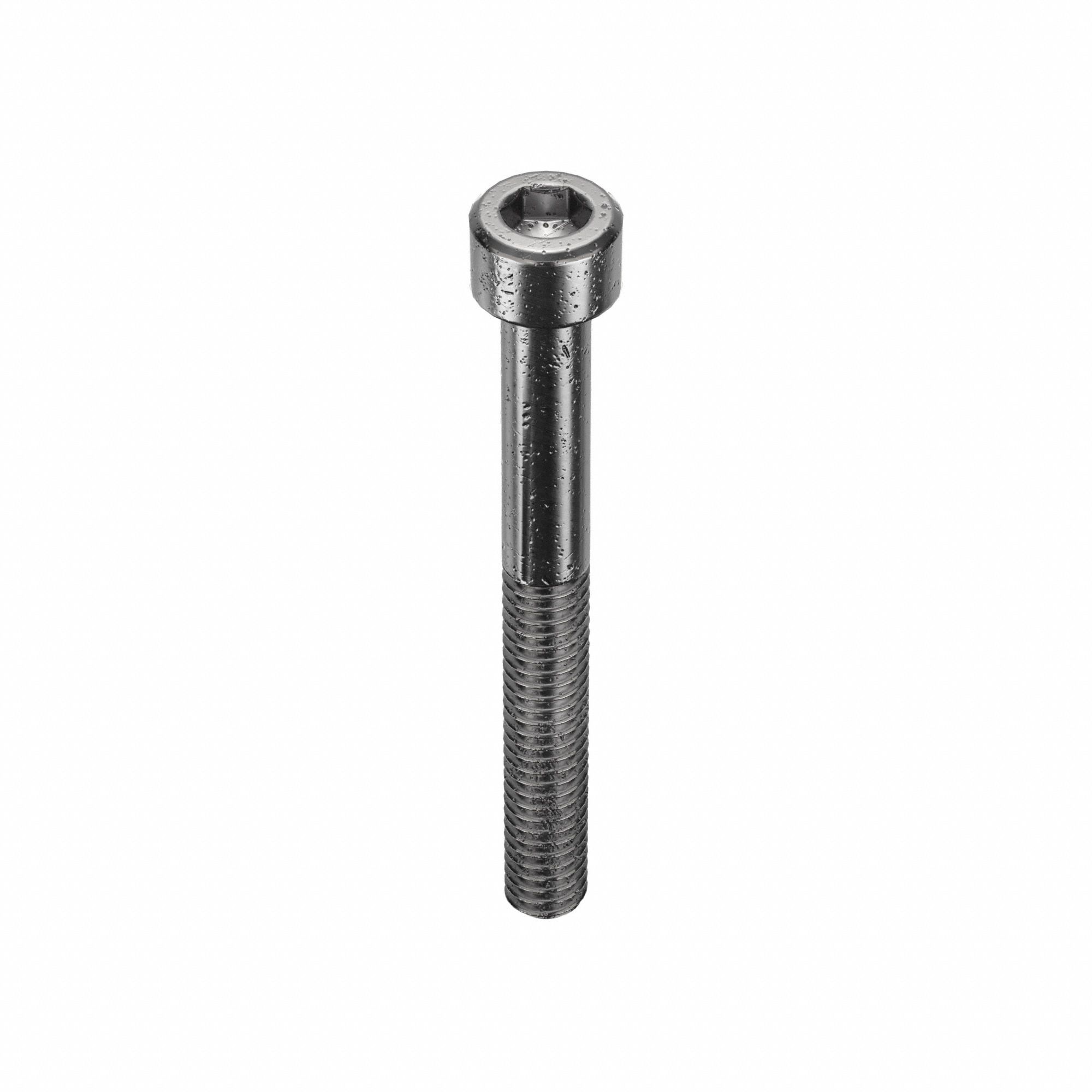 Socket Head Cap Screw: #8-32 Thread Size, 1 1/2 in Lg, Std, Armor Coat, Alloy Steel, 50 PK