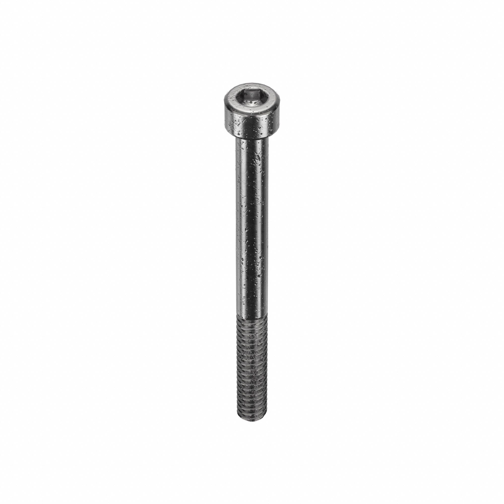 SOCKET HEAD CAP SCREW, #10-24 THREAD SIZE, 2¼ IN L, STANDARD, ARMOUR COAT, STEEL, 25 PK