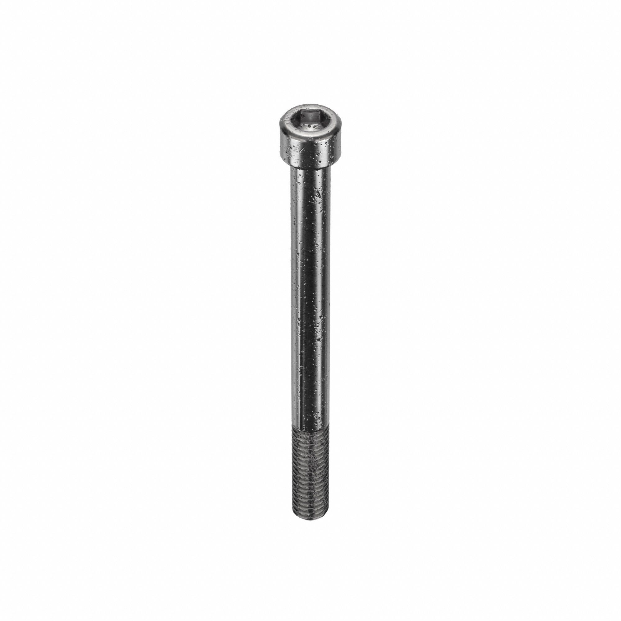 SOCKET HEAD CAP SCREW, ⅜"-16 THREAD SIZE, 4½ IN L, STANDARD, ARMOUR COAT, STEEL, 5 PK