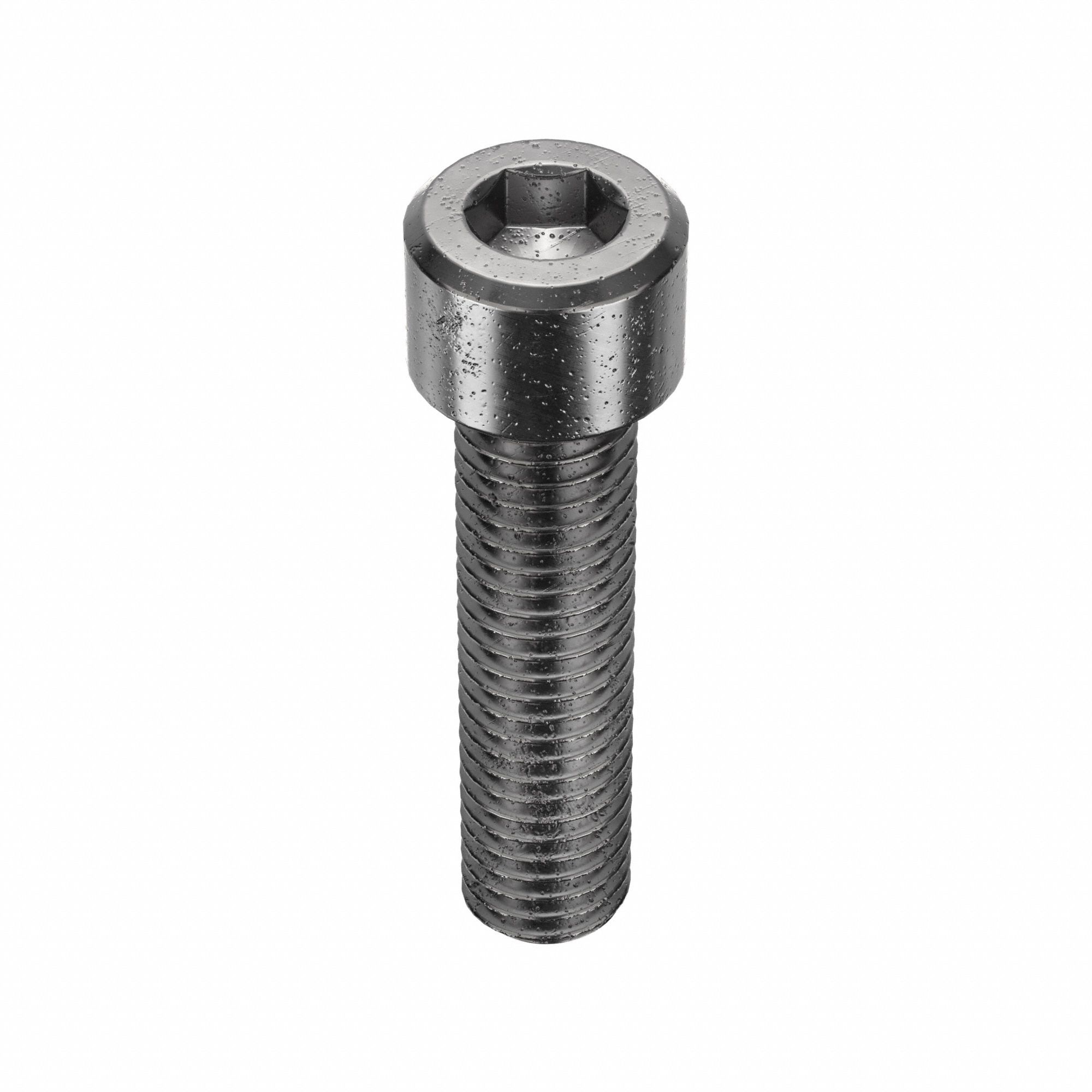 SOCKET HEAD CAP SCREW, ½"-13 THREAD, 2 IN L, STANDARD, ARMOUR COAT, STEEL, ½ IN HEAD H, 10 PK