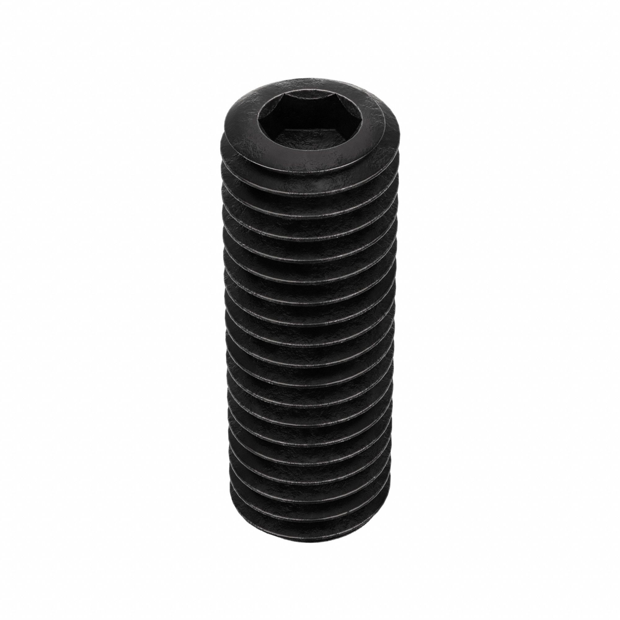 Socket Set Screw: 1/2"-13 Thread Size, 1 1/2 in Overall Lg, Cup pt, Alloy Steel, Black Oxide, 50 PK