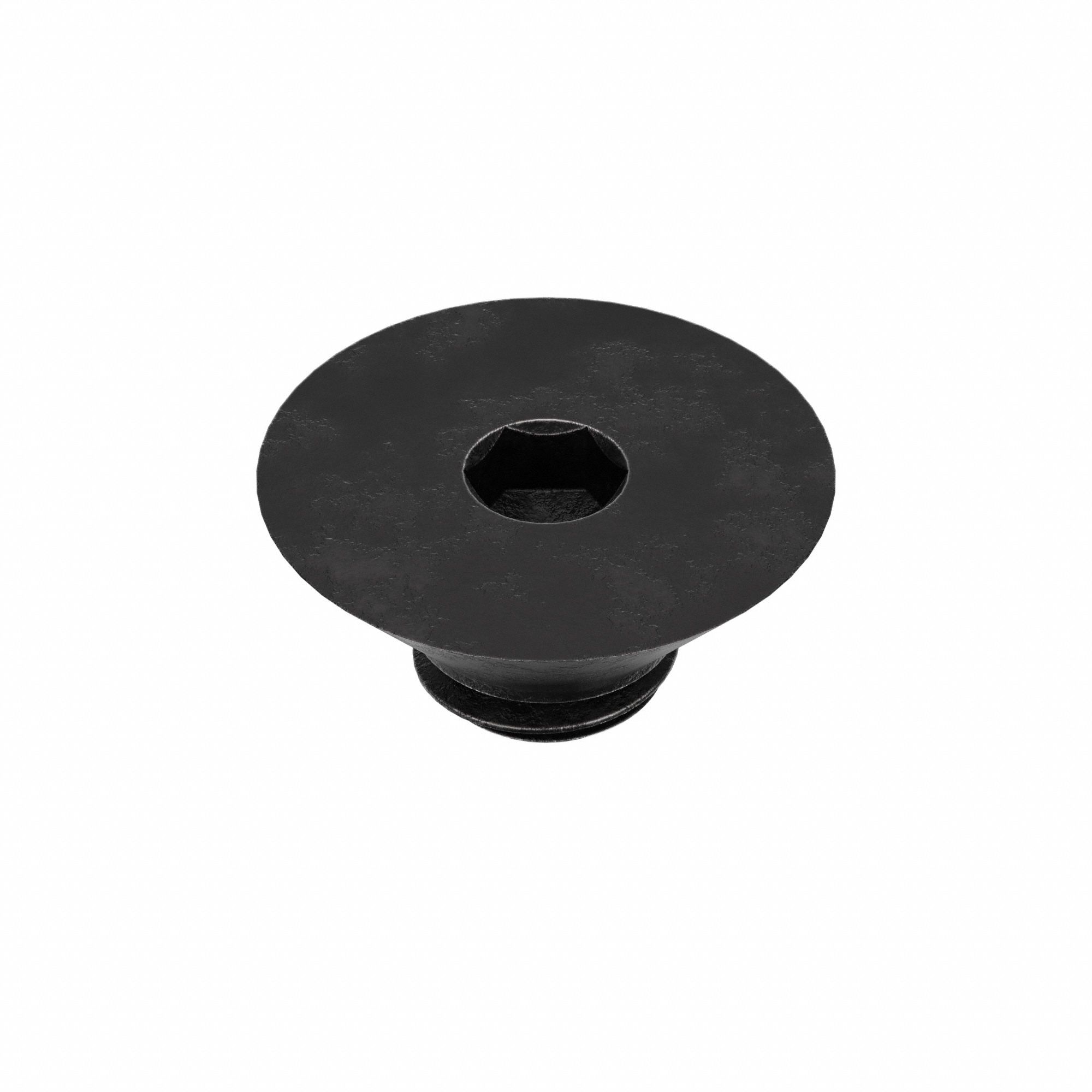 Socket Flat Head Screw: 5/16"-18 Thread Size, 5/8 in Lg, Flat, Black Oxide, Alloy Steel, 100 PK