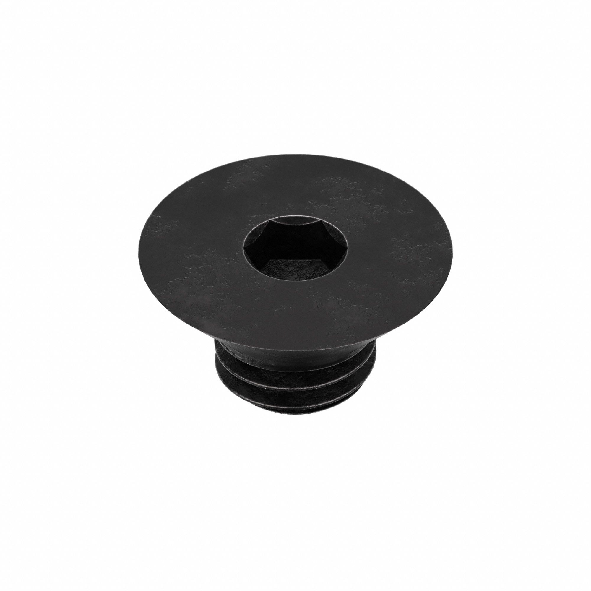 Socket Flat Head Screw: 1/2"-13 Thread Size, 1 1/2 in Lg, Flat, Black Oxide, Alloy Steel, 50 PK