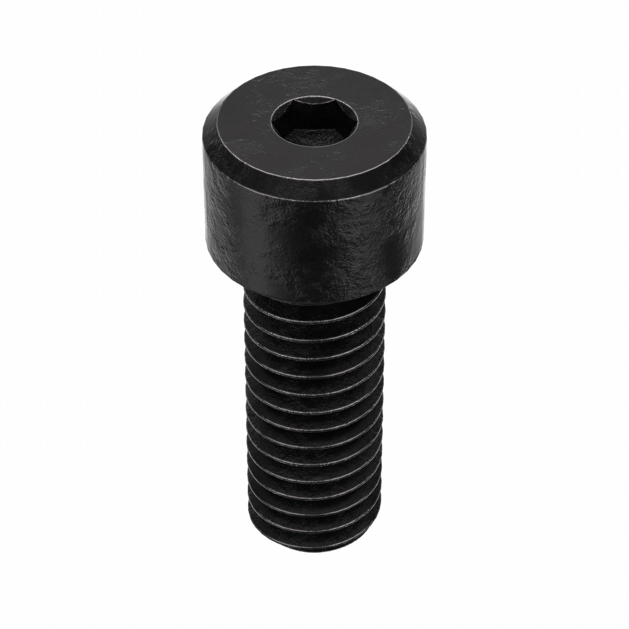 Socket Head Cap Screw: 3/8"-16 Thread Size, 1 in Lg, Low-Profile Std, Black Oxide, 100 PK