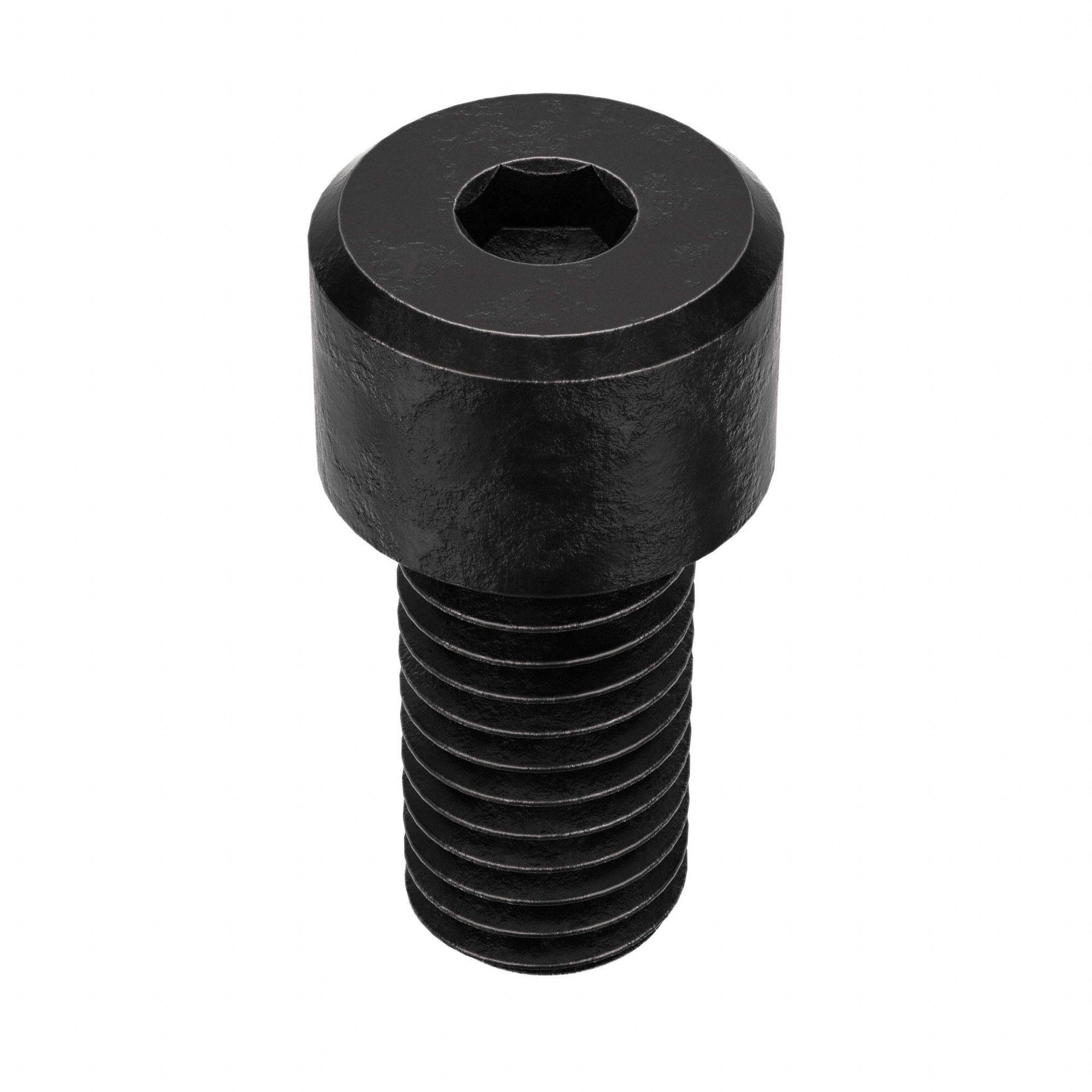 Socket Head Cap Screw: 1/2"-13 Thread Size, 1 in Lg, Low-Profile Std, Black Oxide, 50 PK