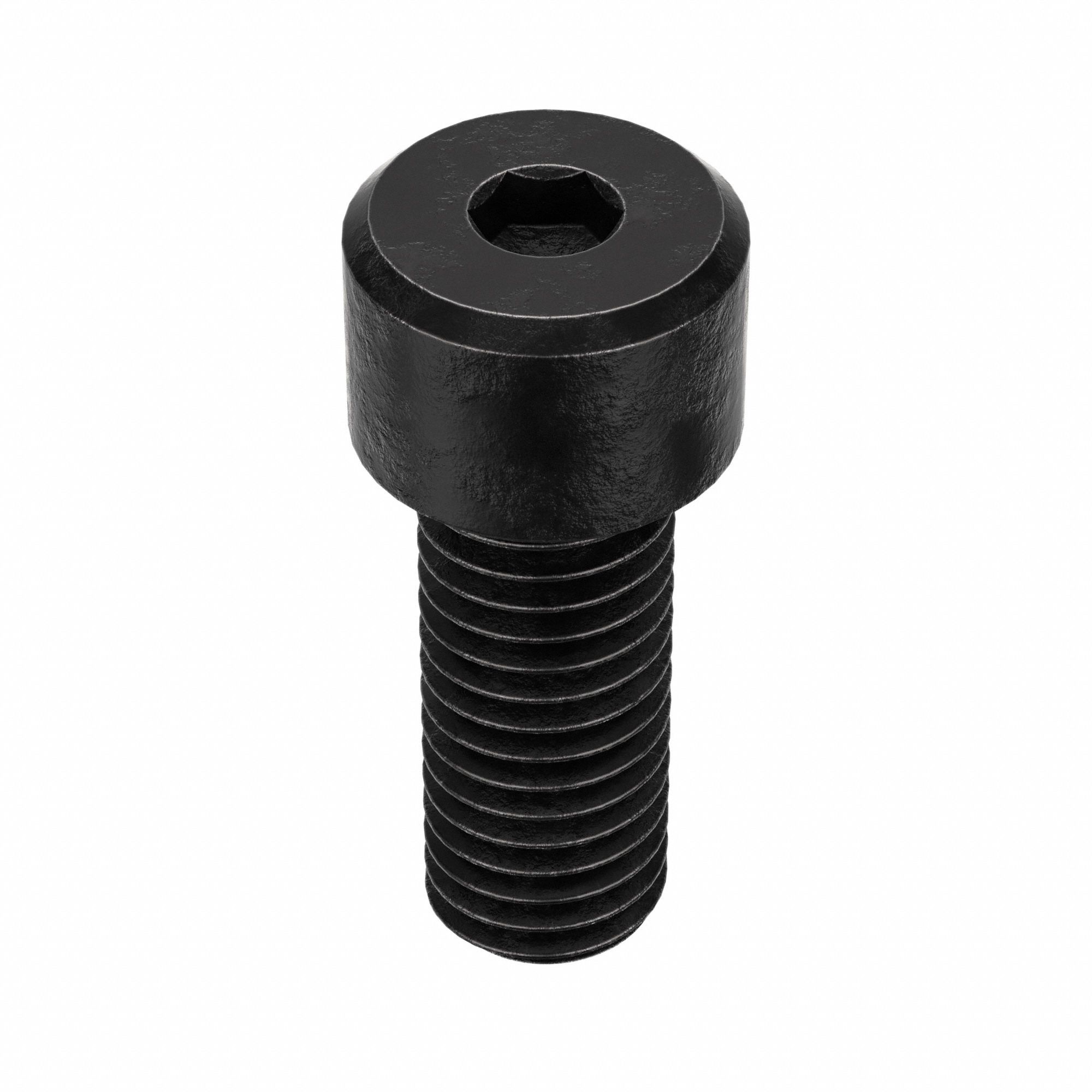 Socket Head Cap Screw: 1/2"-13 Thread Size, 1 1/4 in Lg, Low-Profile Std, Black Oxide, 50 PK