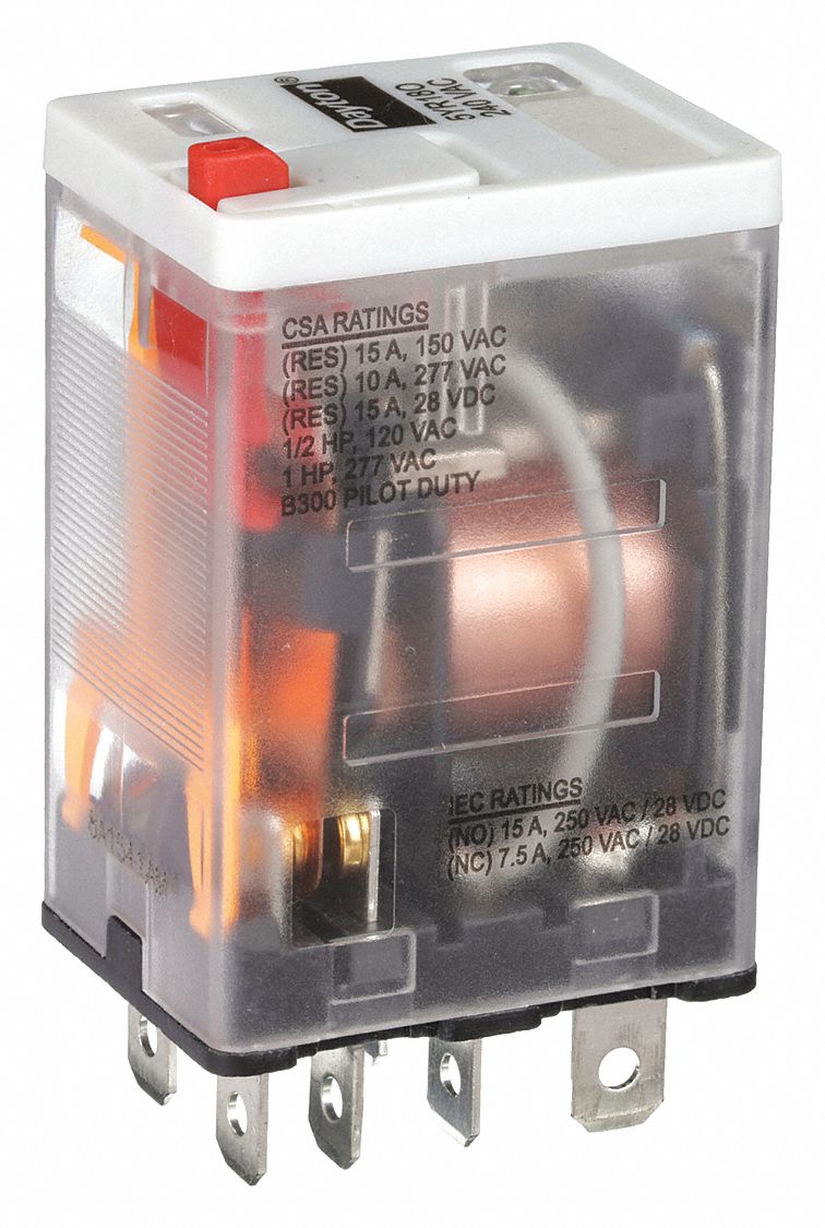 Dayton Socket Mounted V Ac General Purpose Relay Yr Yr Grainger