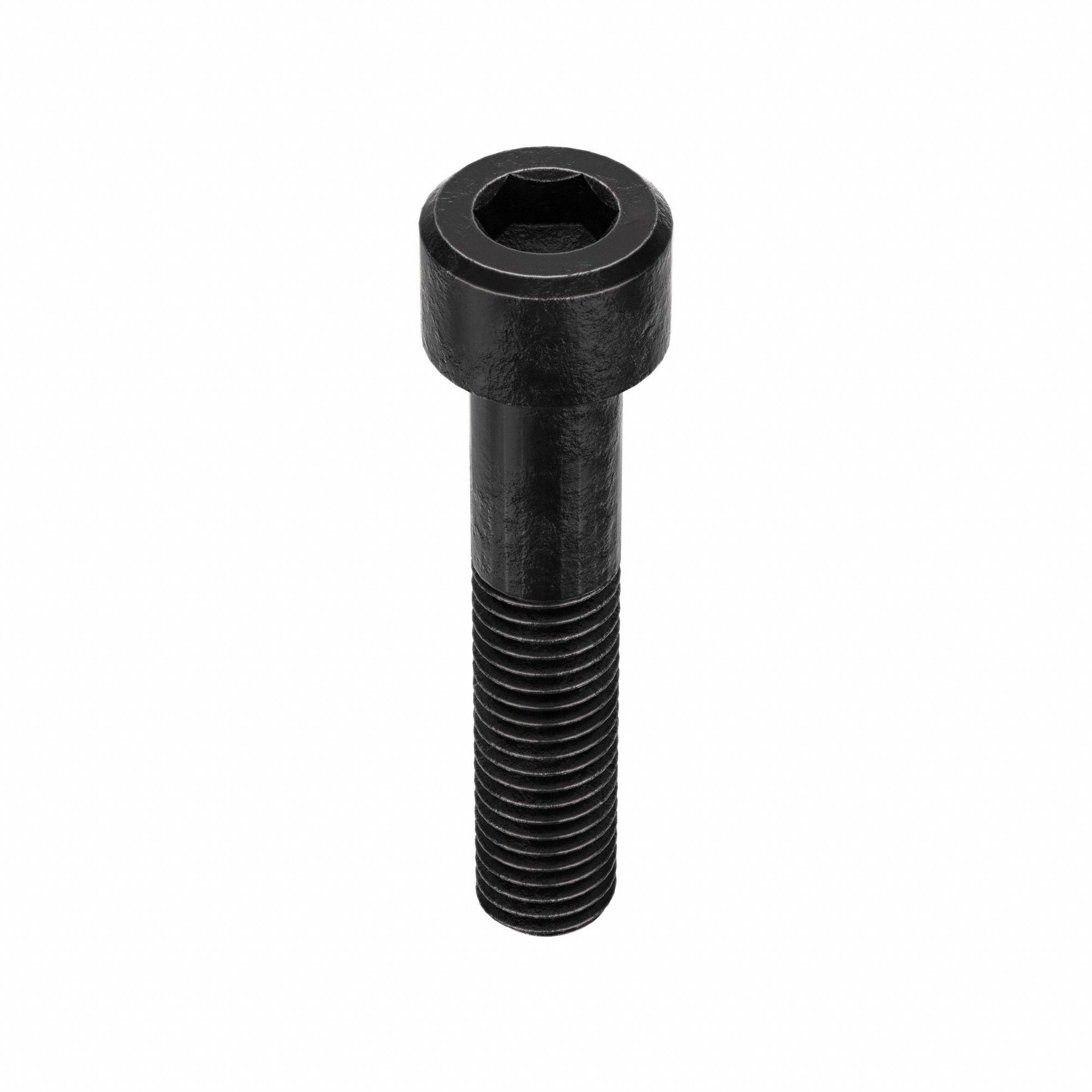 Socket Head Cap Screw: M10x1.50 Thread Size, 50 mm Lg, Std, Black Oxide, Alloy Steel, 100 PK