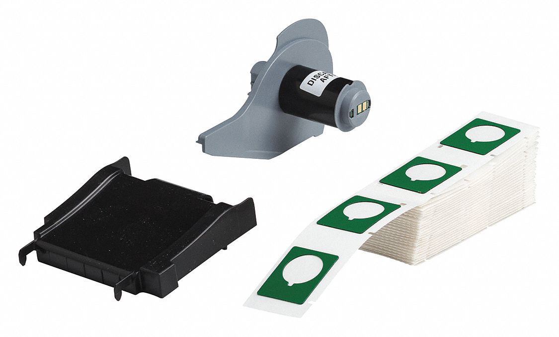 Circle with Notch, 1 1/2 in x 1 1/4 in, Precut Label Roll in Box ...