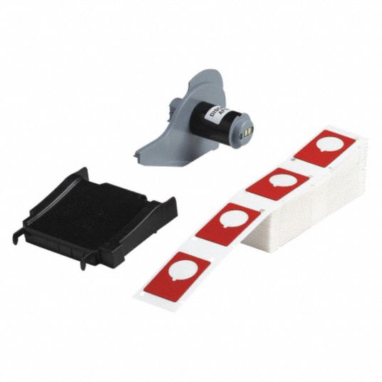 Circle with Notch, 1 15/16 in x 1 1/4 in, Precut Label Roll in Box ...
