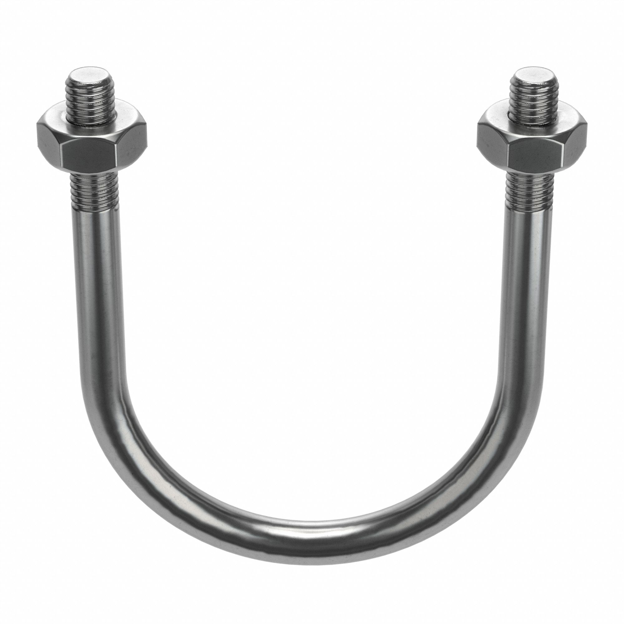 STANDARD U-BOLT, 304 STAINLESS STEEL, PLAIN, ½