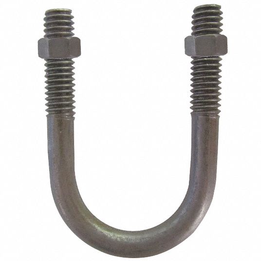 FABORY UBolt, Standard, 304 Stainless Steel, Plain, 5/16"18, 1 in