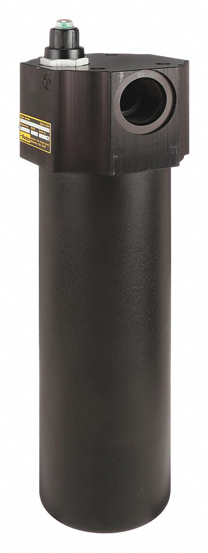 Hydraulic Pressure Filter: Double Lg, 50 gpm Nominal Flow, 3, 000 psi Max. Pressure