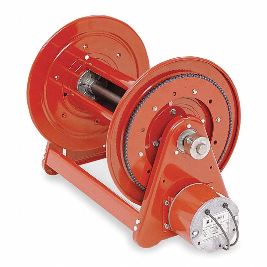 REELCRAFT Electric Motor Driven Hose Reel: 275 ft (3/4 in I.D.), 1,000 psi  Max Op Pressure, Iron
