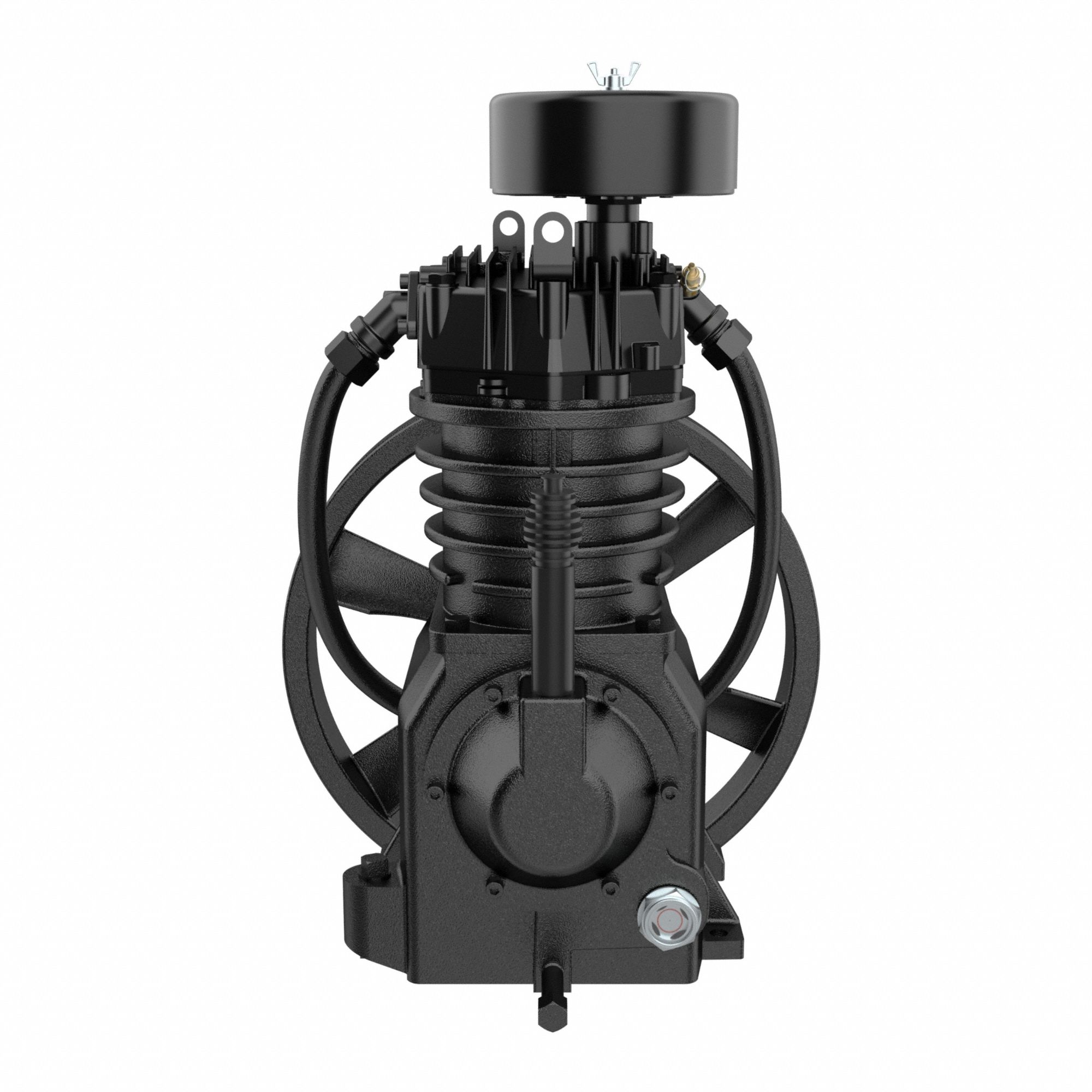 Air Compressor Pump: Splash Lubricated, 2 Stage, 5 hp, 17.1 cfm @ 175 psi, TF2001