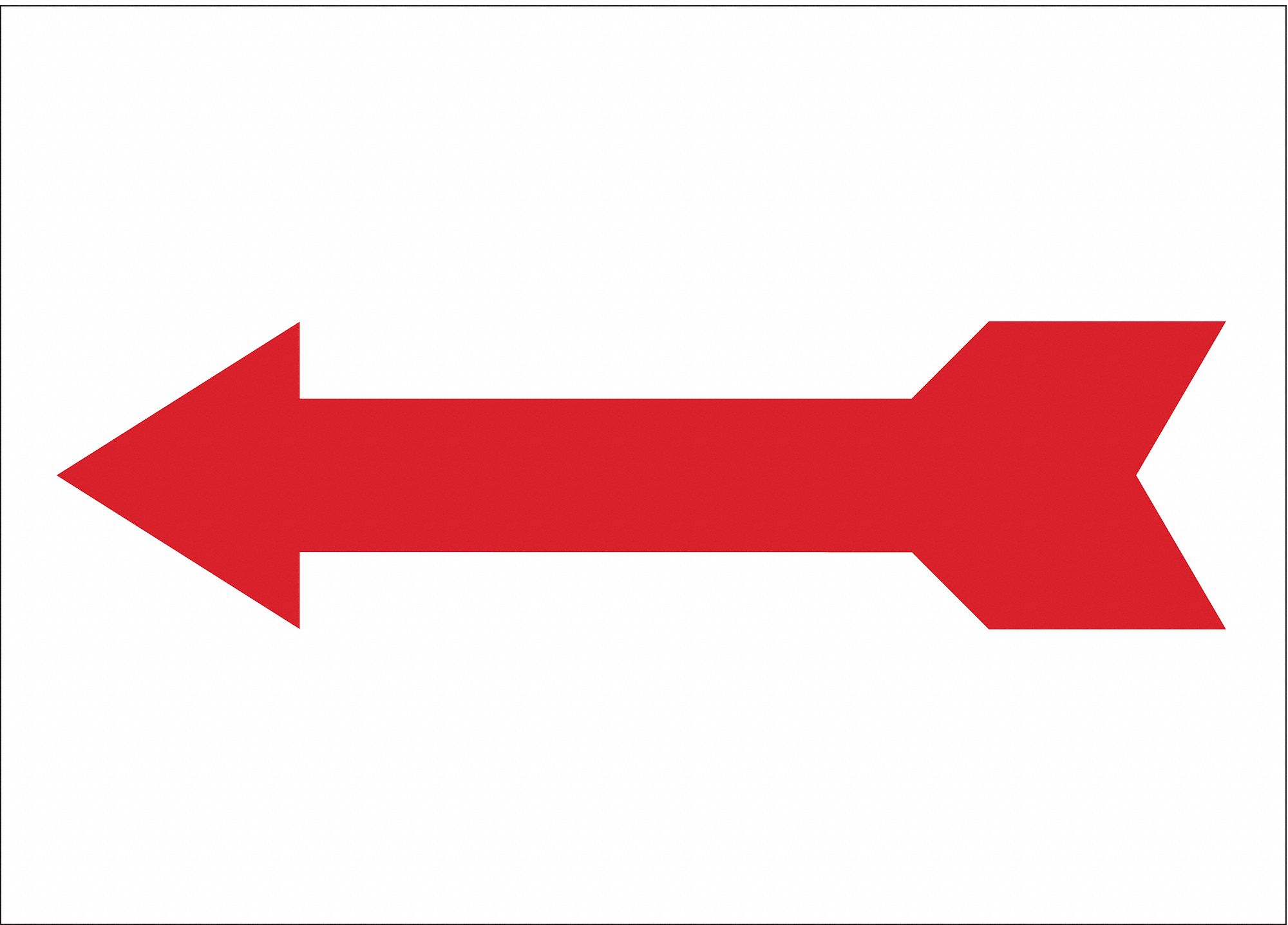 DIRECTIONAL SIGN, PLASTIC, 10 IN WIDTH, 7 IN HEIGHT, WITH MOUNTING HOLES