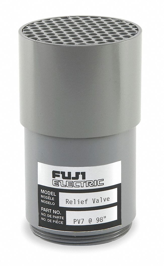 Blower Relief Valve: Pressure, 98 in wc Preset Limit, 2 in Outside Dia