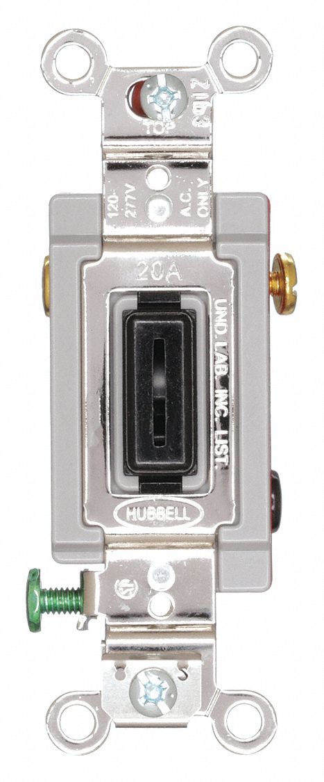 Locking Switch, 3-Way, Wall Switch - 5Z729|HBL1223L - Grainger