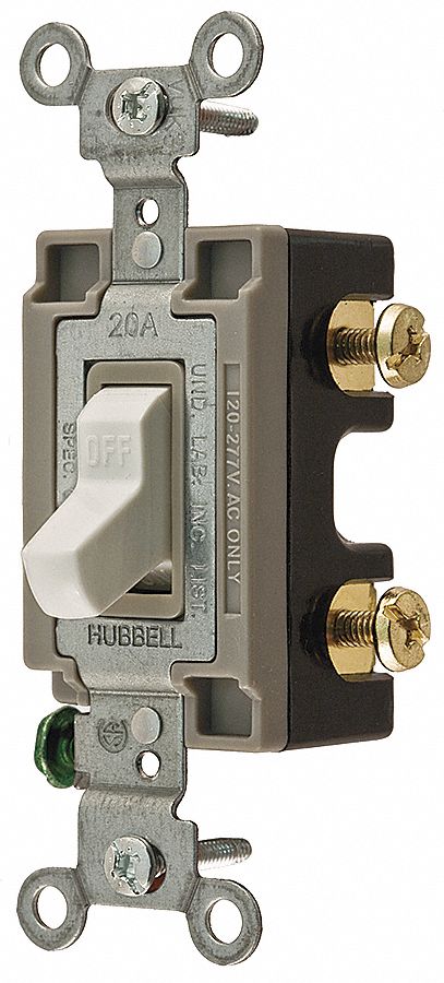 INTERRUPTEUR 1PO 20A 120-277VCA BLA
