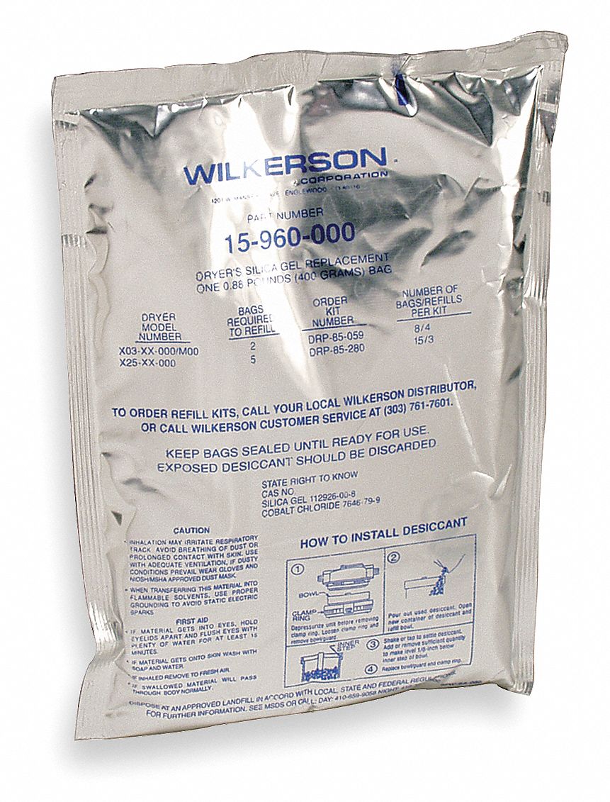 DHBerry 0.5ml最高品質CBP CRDP CRDH113 WILKERSON, Silica Gel, Manual Desiccant Dryers, Replacement