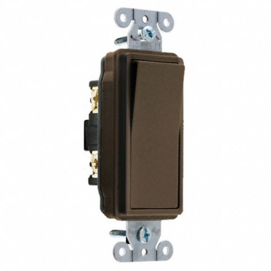 Rocker Switch, Single Pole, Wall Switch - 5Z778|DS115 - Grainger