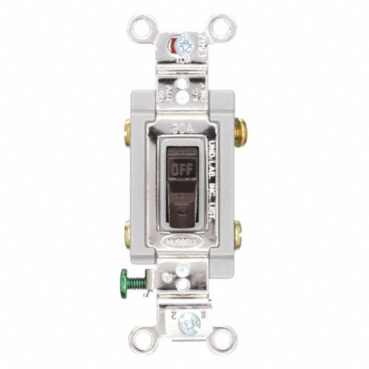 Toggle Switch, Double Pole, Wall Switch 5Z807HBL3032 Grainger